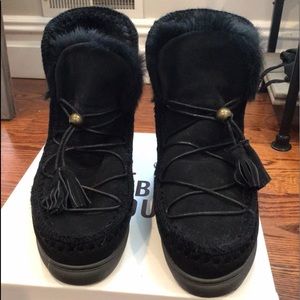 Bibi Lou Fur Lined Boots 39 Nib